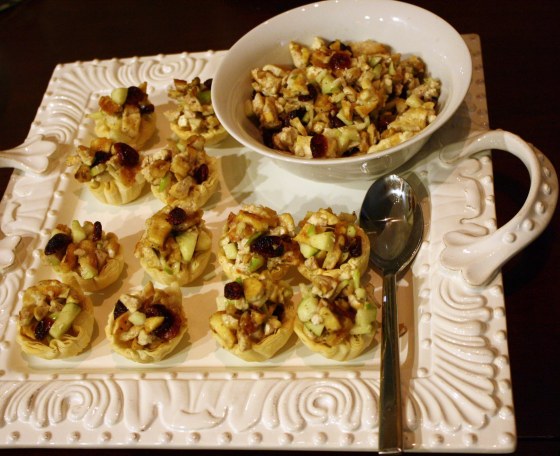 Vegan Faux Chicken Salad Hors D'oeuvres