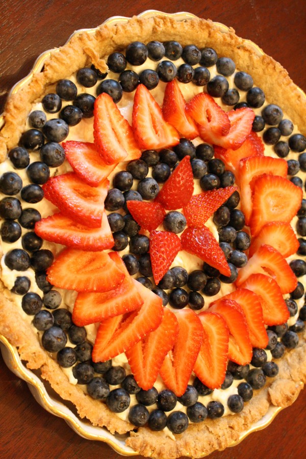 Blueberry and Strawberry Tart