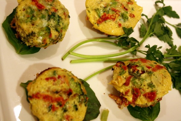The winning appetizer -- mini quiches