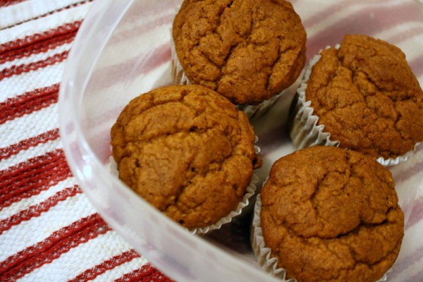Remove the fat in muffins with pumpkins