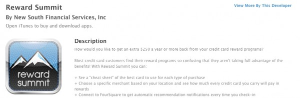 Rewards Summit App in iTunes