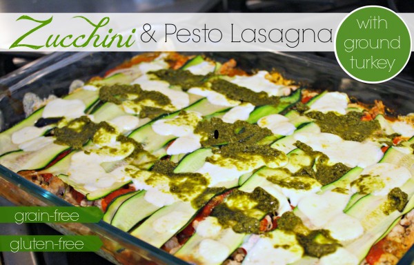 Zucchini and Pesto Lasagna