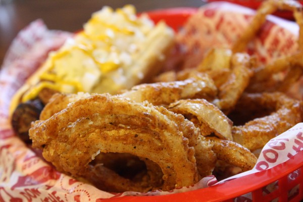 Onion Rings at JJ's Red Hots