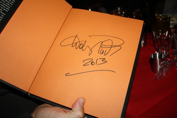 Wolfgang Puck's Autographed Book