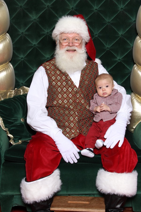 Elliott with Santa