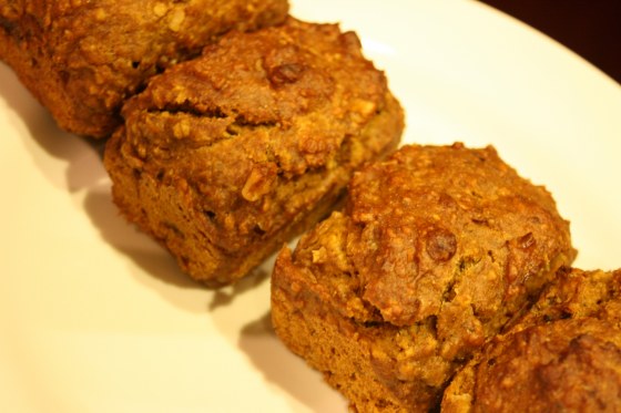 Banana Pumpkin Bread Recipe Closeup