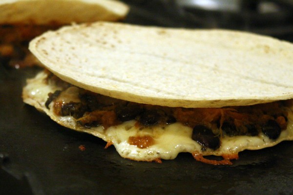 Sweet Potato Black Bean Quesadillas