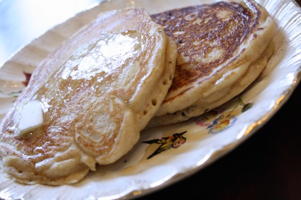 Pancake with Butter and Syrup