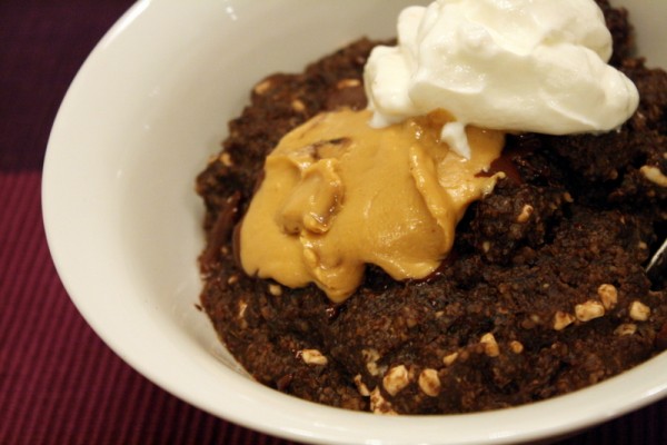 Dark Chocolate Cottage Cheese Oatmeal