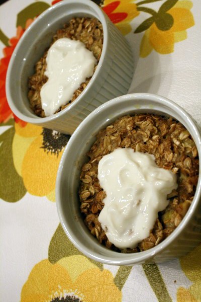 Baked Banana Oatmeal