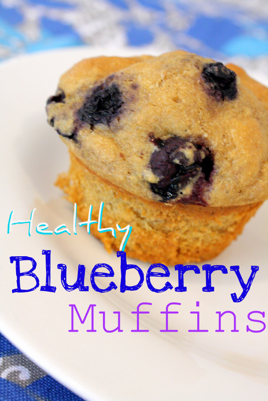 Healthy Blueberry Muffins