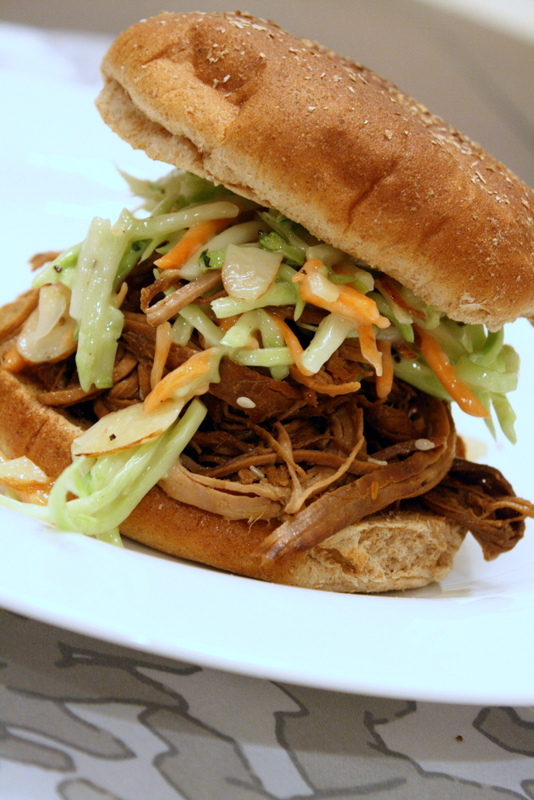 Crockpot Pulled Pork in a Teriyaki Sauce