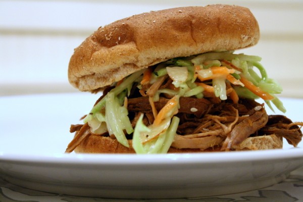 Teriyaki Pulled Pork and Creamy Slaw