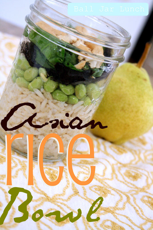 Ball Jar Lunch: Asian Rice Bowl