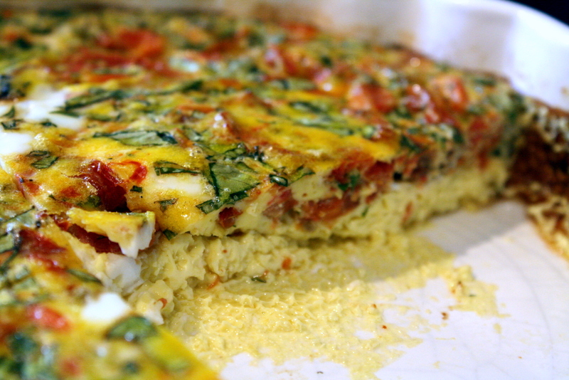 OvenDried Tomato Crustless Quiche Foodie Fresh