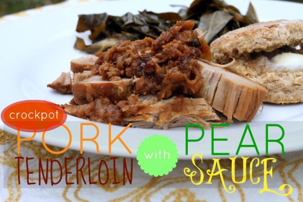 Pork Tenderloin with Pear Sauce
