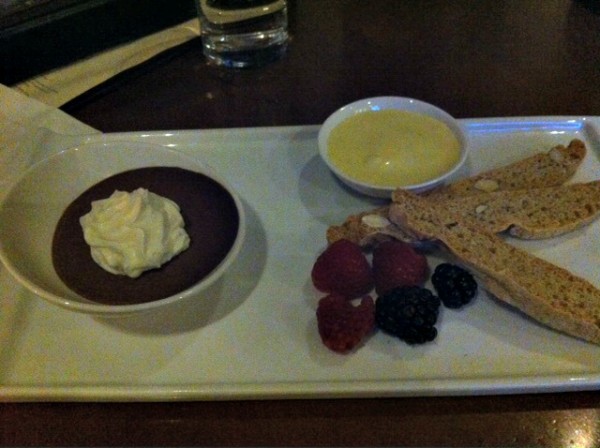 Chocolate Pot De Creme, Dessert, Top of the Mark, SF