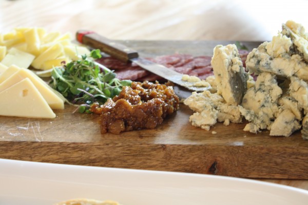 Cheese and Charcuterie Plate at Block and Grinder