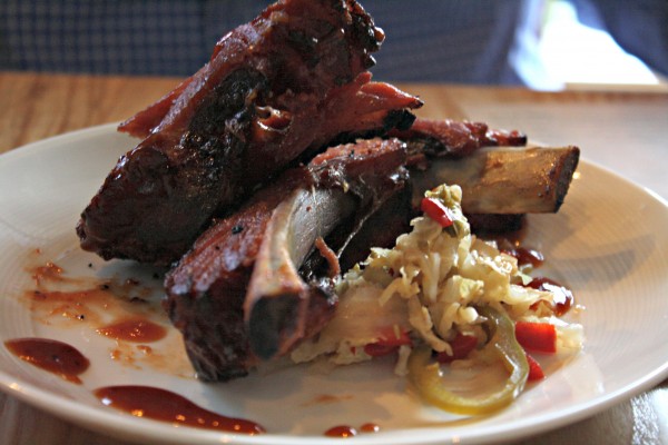 Smoked Berkshire Ribs at Block and Grinder