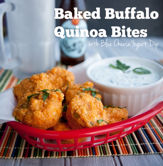 Baked Buffalo Quinoa Bites