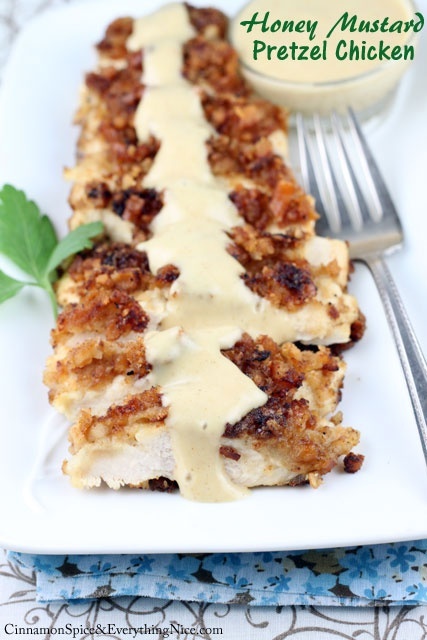 Honey Mustard Pretzel Chicken