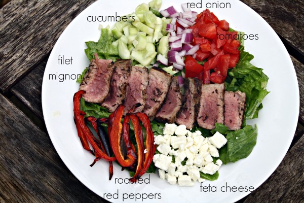 Mediterranean Steak Salad