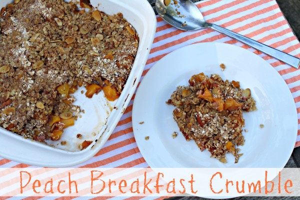 Peach Breakfast Crumble