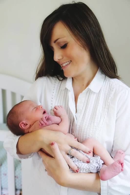 Mommy and Baby Newborn Photos