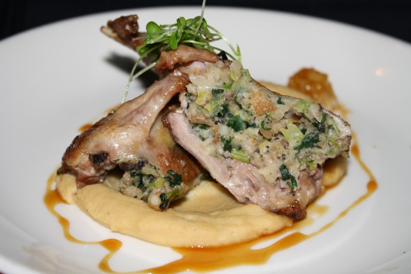 Pan Roasted Quail  at Wolfgang Puck Pizza Kitchen, Charlotte