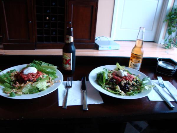 Southwest Salads + Mexican Beers